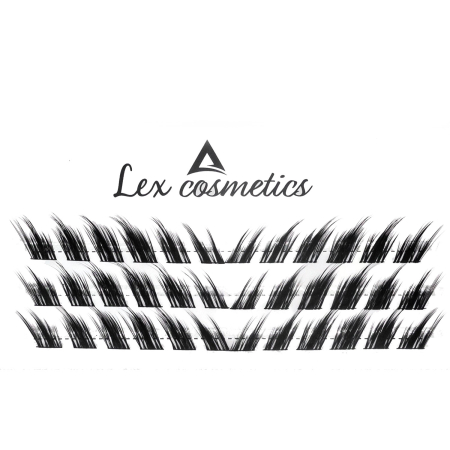 Gene False S9 Foxy Eyes, Efect Pisică 3D, Fibre de Mătase Premium, Lex Cosmetics [2]