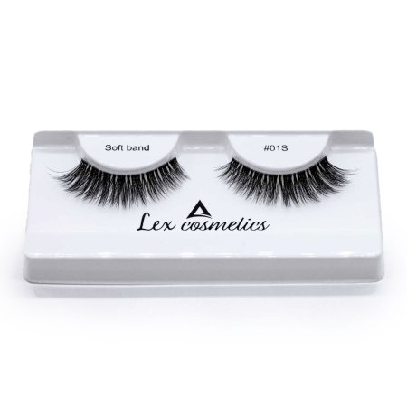 Gene false - Gene False Soft Band 01S, Nurcă Artificială Premium, Lucrate Manual 3D, Lex Cosmetics