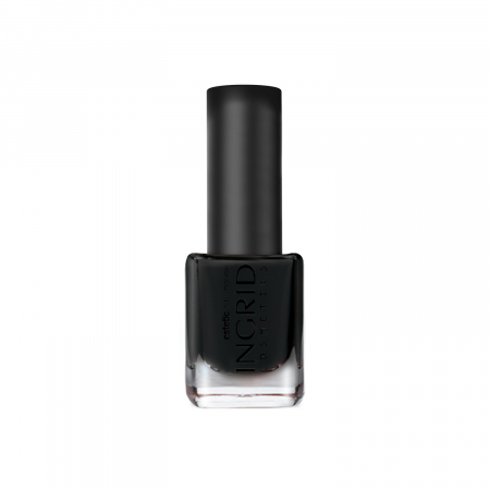 Unghii - Lac de unghii Estetic Ingrid Cosmetics, 076 negru, 10 ml