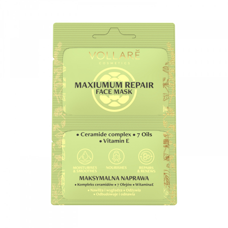 Ingrijire - Masca faciala pentru reparare Vollaré Cosmetics, 2x5 ml