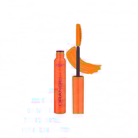 Mini Mascara Colorata Hean, Portocaliu expresiv, 6.5 ml