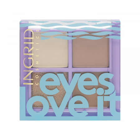 Paleta de farduri de pleoape Love it Ingrid Cosmetics, 01 Multicolor, 5 g