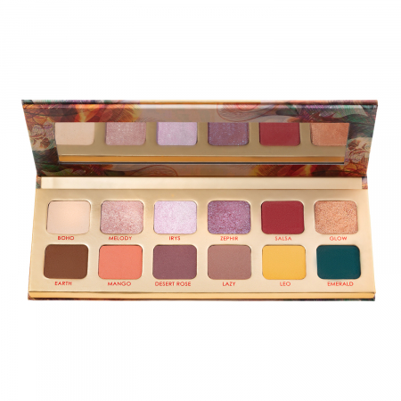 Paleta de farduri pentru pleoape Good Vibes cu 12 culori, Multicolor [1]
