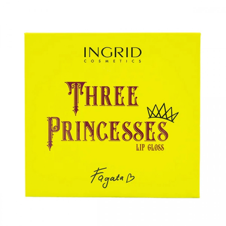 Paleta de luciu de buze Three Princess Ingrid x Fagata, 3 nuante, 12 ml [1]