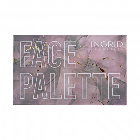 Paleta de machiaj Face Palette Ingrid Cosmetics, 8 nuante, 37 g [1]