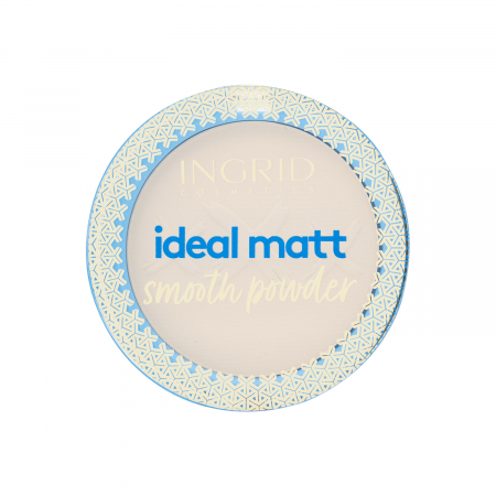 Machiaj - Pudra matifianta Ideal Matt Ingrid Cosmetics, 01 Bej deschis, 8 g