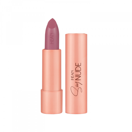 Ruj - Ruj cu efect de lunga durata cu oglinda inclusa Say Nude Hean, 48 Roz, 4.5 g
