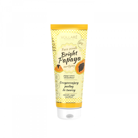 Ingrijire - Scrub de fata VEGEbar Bright Papaya Vollaré Cosmetics, 100ml