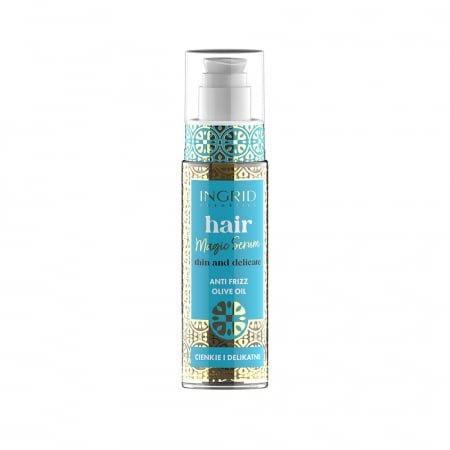 Ser pentru par uscat cu ulei de masline Ingrid Cosmetics, 30 ml