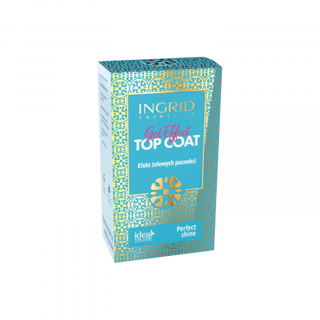 Top Coat Gel Effect Ingrid Cosmetics, 7 ml