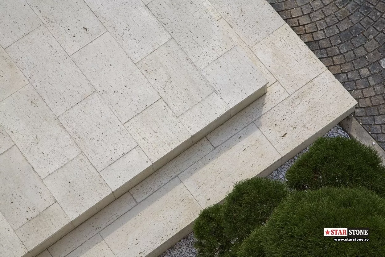 Dale de pavaj cu textură travertin vein cut - Traverstone [3]