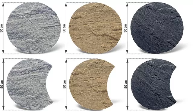 Pas japonez - lespezi cu formă rotundă sau semilună pentru gradină [2]