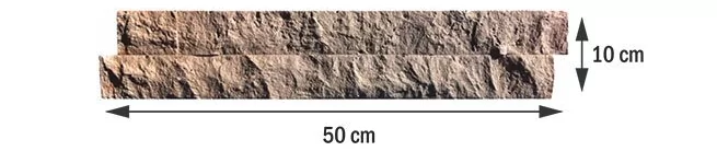 Piatră decorativă cu textură travertin panelat - Split Face [2]