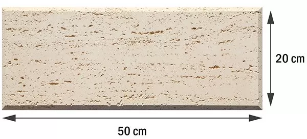 Piatră decorativă cu textură travertin vein-cut - Traverstone [2]