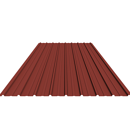 Tabla cutata rosie RAL 3011 0.9x2 m gr. de 0.25, 0.30, 0.35 , 0.40 mm [1]