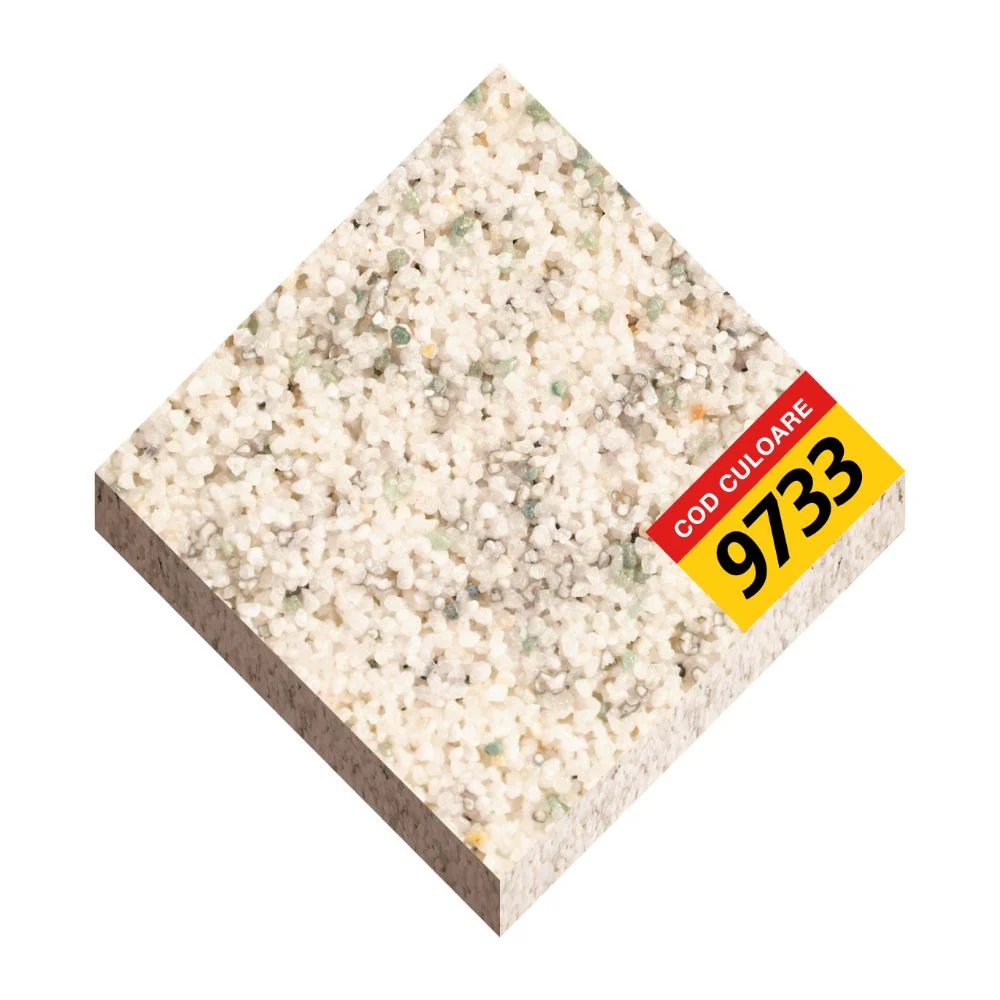Tencuiala decorativa acrilica, interior / exterior, Oskar Mosaik 9709, mozaicata, 25 kg [2]