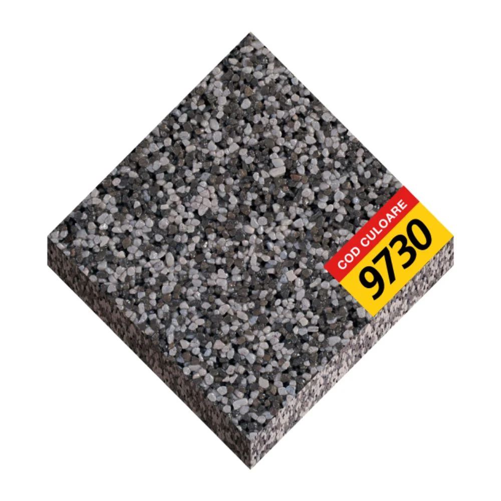 Tencuiala decorativa acrilica, interior / exterior, Oskar Mosaik 9709, mozaicata, 25 kg [2]
