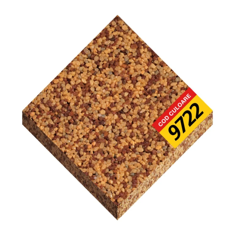 Tencuiala decorativa acrilica, interior / exterior, Oskar Mosaik 9709, mozaicata, 25 kg [2]