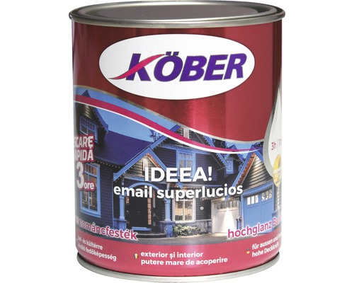 Vopsea alchidica pentru lemn / metal, Kober Ideea, interior / exterior [1]