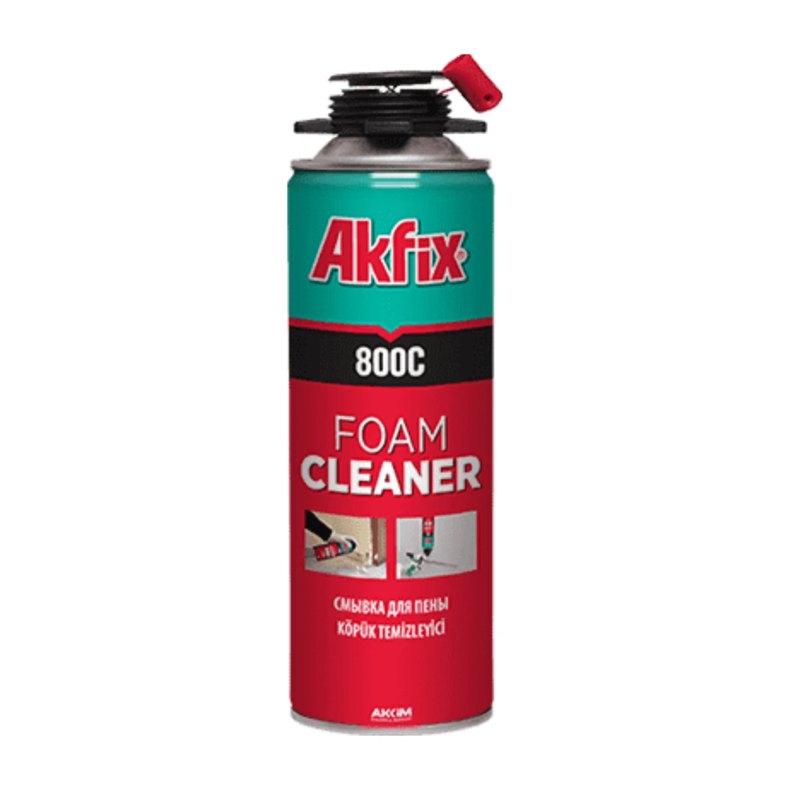 Vata minerala la placa - Agent de curatare pentru spuma 800C, 500ml AKFIX