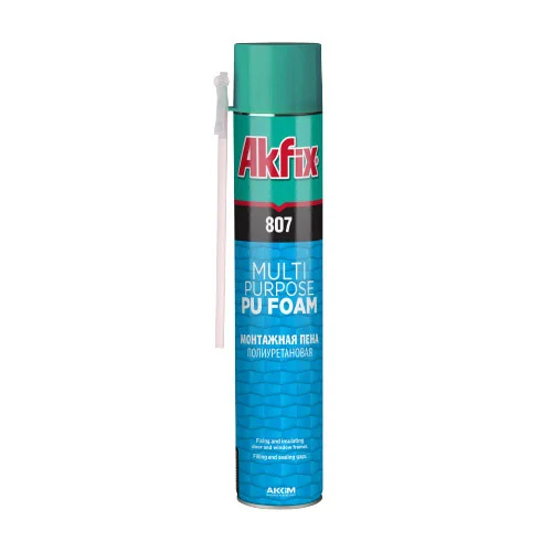 Vata minerala la placa - AKFIX 807 SPUMA DE MONTAJ CU PAI PENTRU IARNA 750ML(12)