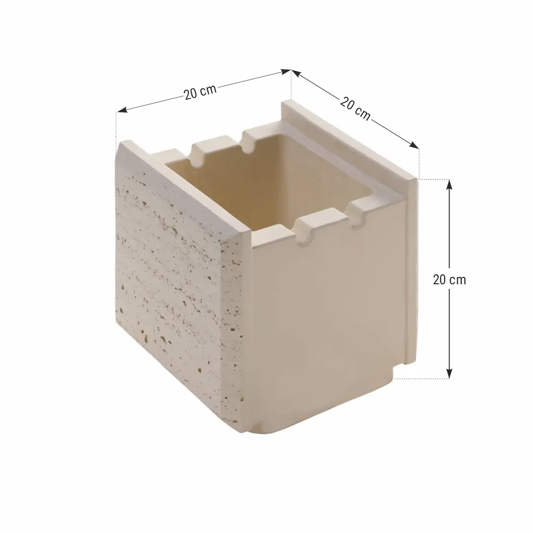 Bolțari finisați pentru gard- Traverstone Block
