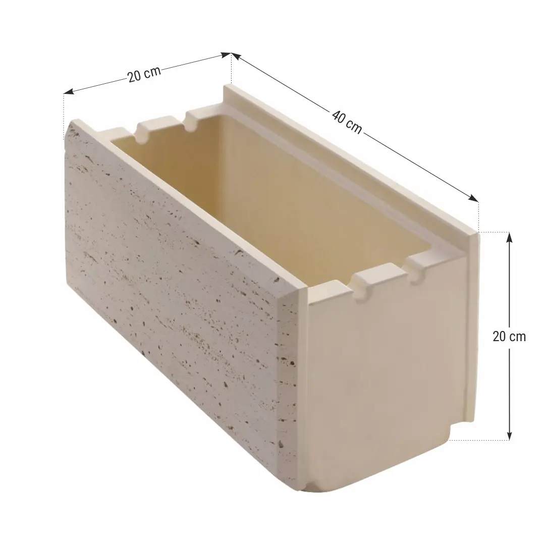 Boltari finisati - Bolțari finisați pentru gard- Traverstone Block