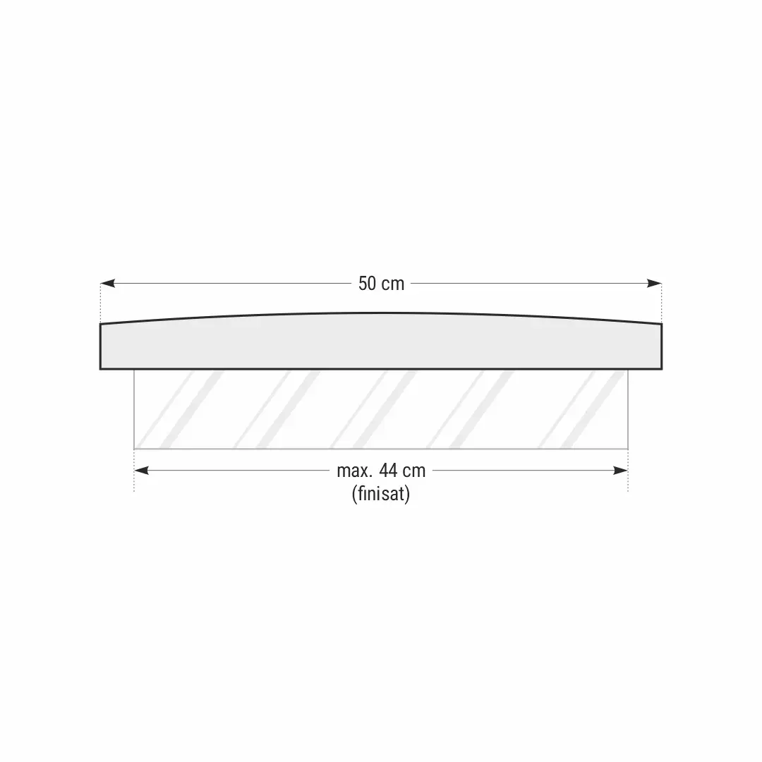 Capac interval gard - Clasic 50x50x3 cm [2]