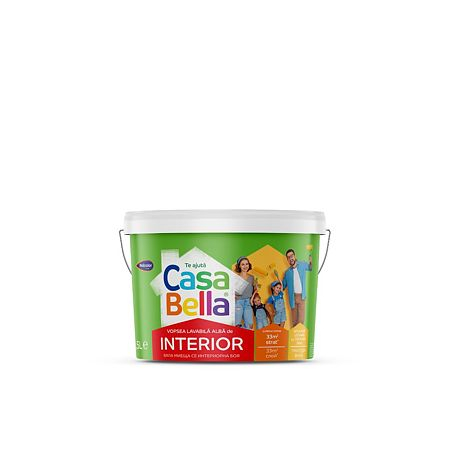 Accesorii PVC - Casa Bella interior vopsea lavabila 2.5l