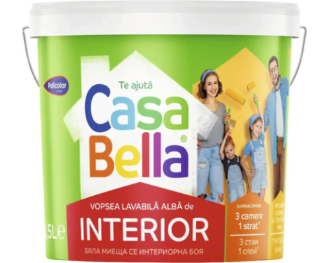 Accesorii PVC - Casa Bella interior vopsea lavabila 8.5l