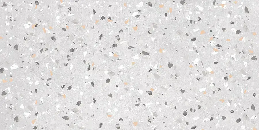Faianta - Faianta gri, 60x30 cm, tip terrazzo, Colectie CONCRETE - 2060-0128 - Interior
