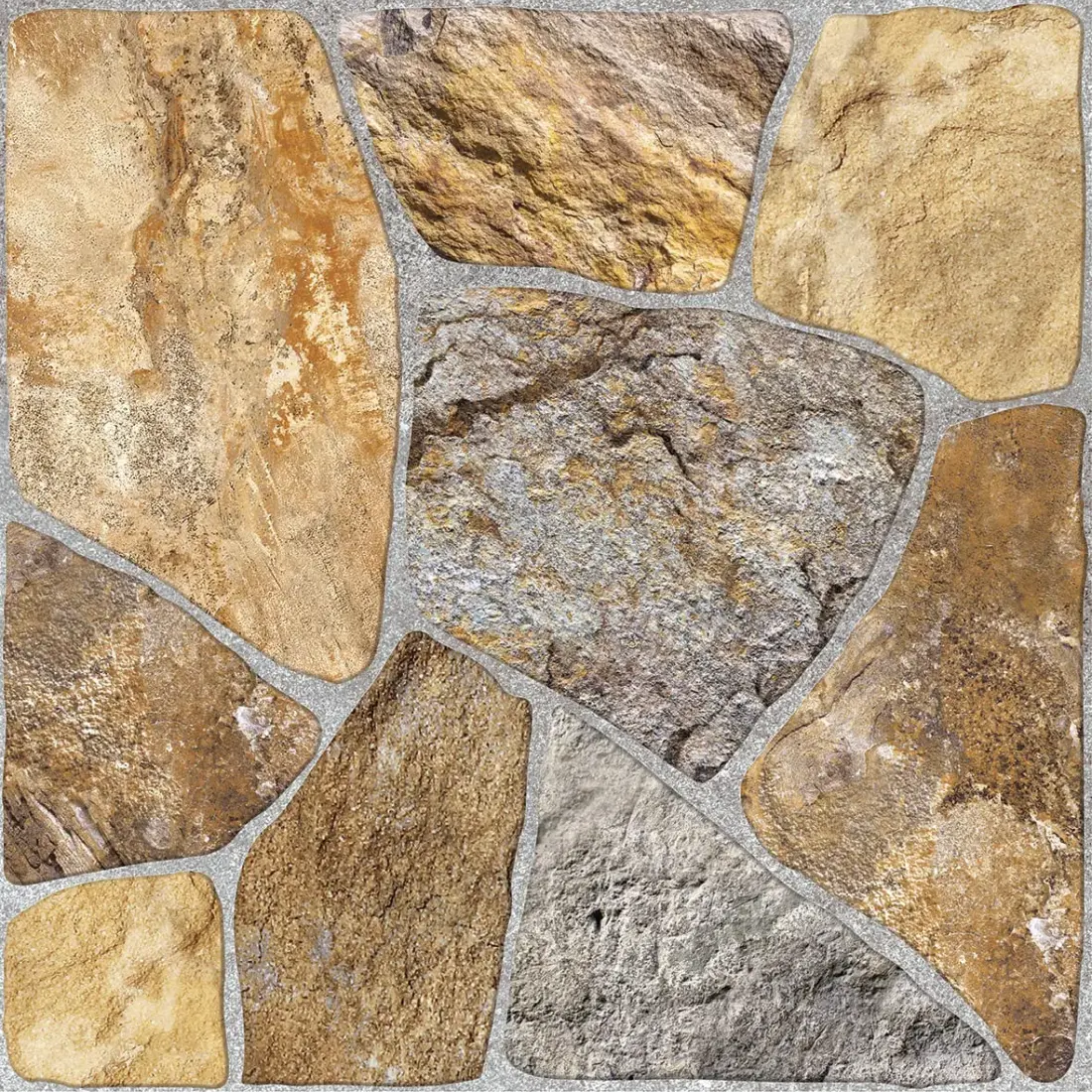 Gresie si faianta - Gresie portelanata multicolor, 45x45 cm, Colectie TERRA,  6046-0518