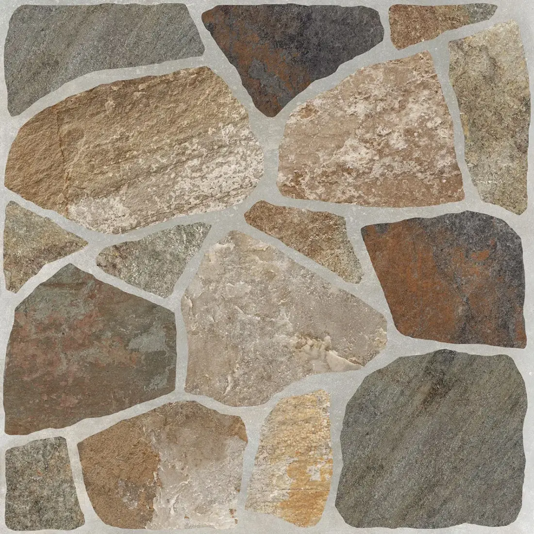 Gresie portelanata multicolor, 45x45 cm, Colectie YARD, str. - 6046-0438