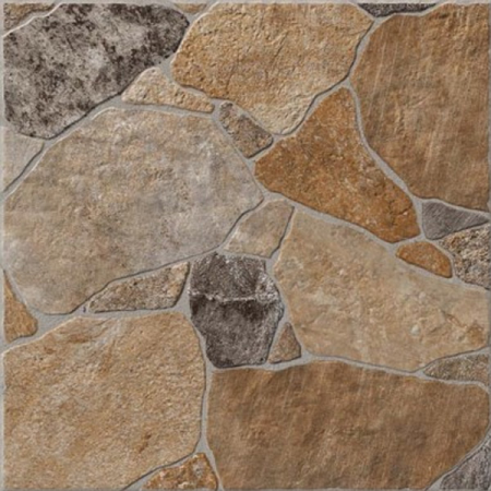 Placi gips carton - Gresie porțelanată QUADRO BROWN 45/45
