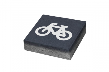 Pavele si borduri - Pavele de marcaj-atentionare- Patrat P3 Acces Biciclete
