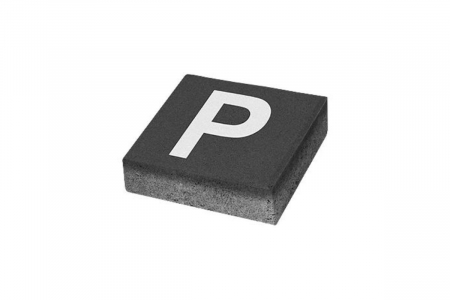 Pavele si borduri - Pavele de marcaj-atentionare- Patrat P3 Parcare