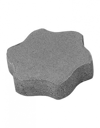 Pavaj Pavaj Floare 2, gri-ciment, diametru 24 cm, grosime 4 cm, gri-ciment, floare diametru:24;, grosime 4 cm [0]