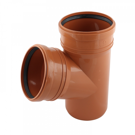 Tevi PVC - Ramificatie PVC cu inel, D 160 x 160 mm, 67 grade