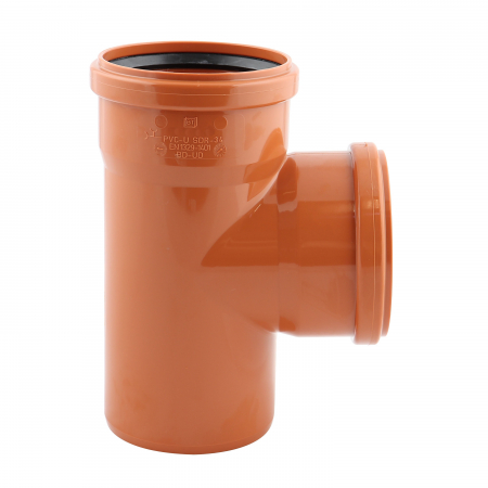 Materiale de constructii - Ramificatie PVC cu inel, D 200 x 160 mm, 87 grade