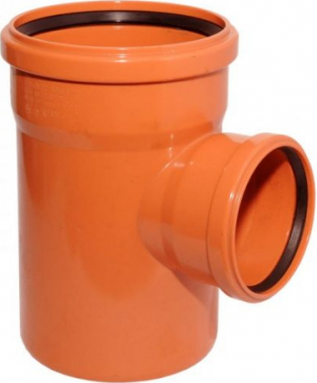 Tevi PVC - Ramificatie PVC cu inel, D 315 x 160 mm, 87 grade
