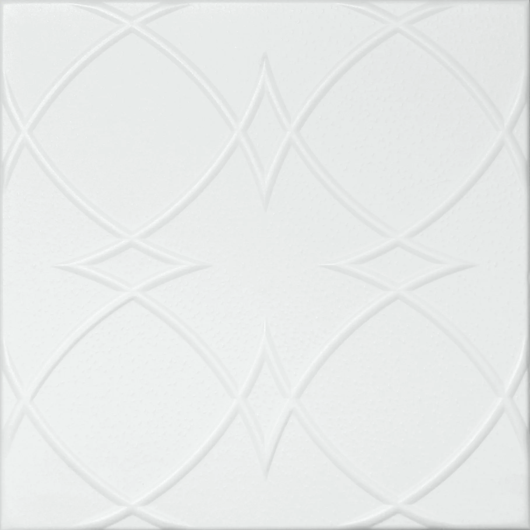 Amenajari interioare - Tavan fals decorativ, polistiren extrudat, VTM 0852, modern, alb, 50 x 50 x 0.35 cm