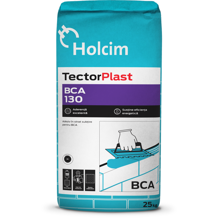 Adezivi, mortare si tencuieli - Adeziv bca Holcim TECTORPLAST BCA 130 - 25kg/sac