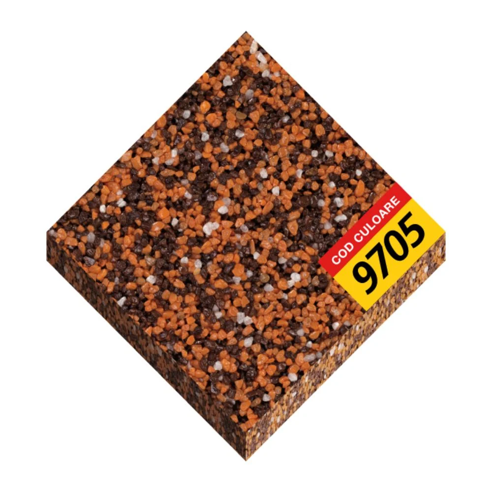 Tencuiala decorativa acrilica, interior / exterior, Oskar Mosaik 9709, mozaicata, 25 kg [1]