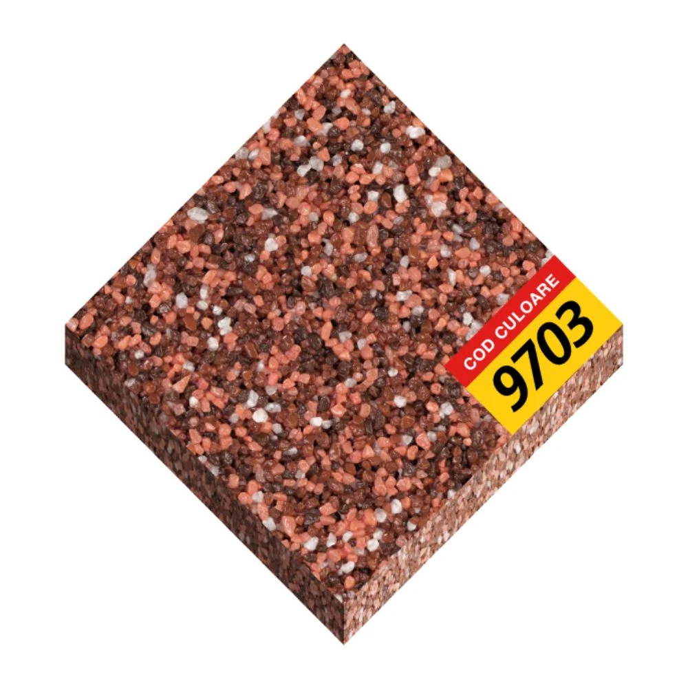 Tencuiala decorativa acrilica, interior / exterior, Oskar Mosaik 9709, mozaicata, 25 kg [1]