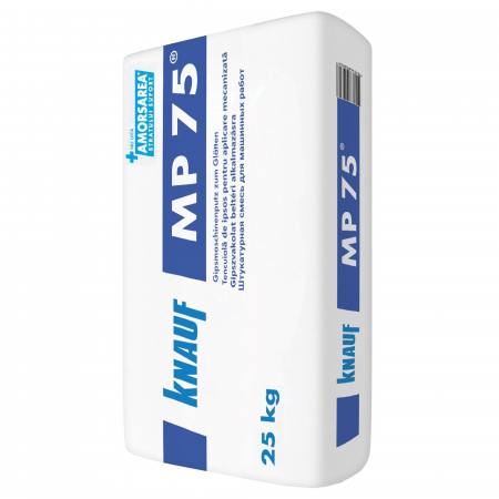 Materiale de constructii - Tencuiala pe baza de ipsos, MP 75, 25 Kg, Knauf