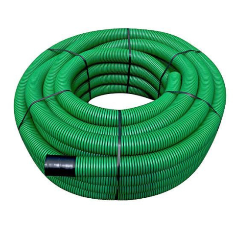 Tevi PVC - Tub dren corugat D110 verde