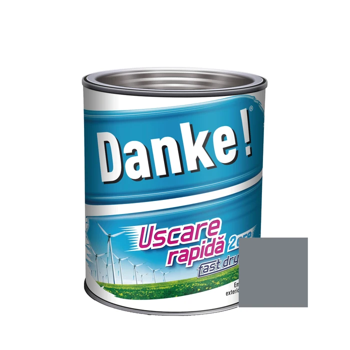 Vopsea lavabila pentru interior - Vopsea alchidica pentru lemn / metal, Danke! Uscare Rapida, interior / exterior, 2.5 L