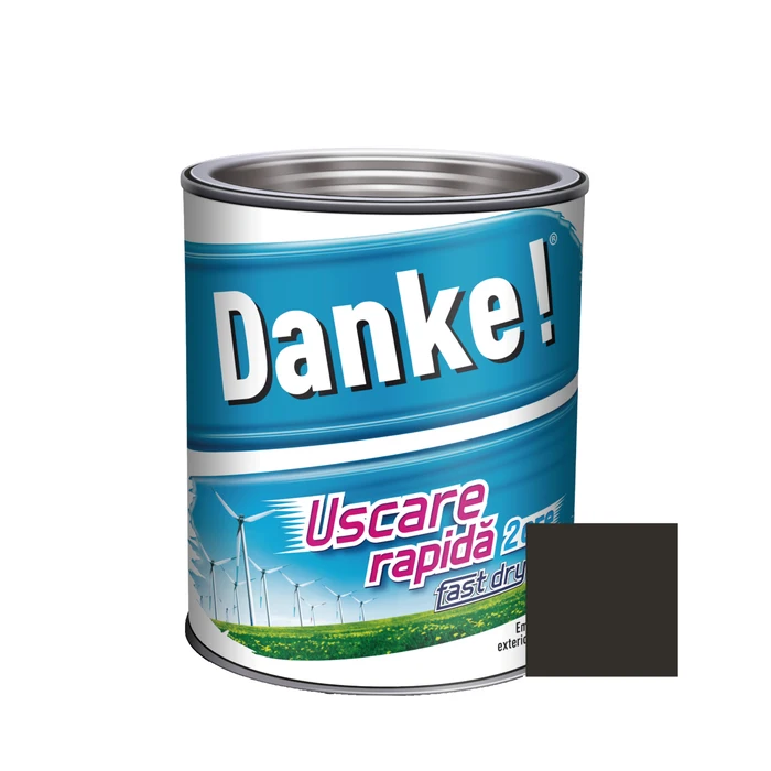 Vopsea lavabila pentru interior - Vopsea alchidica pentru lemn / metal, Danke! Uscare Rapida, interior / exterior, 2.5 L