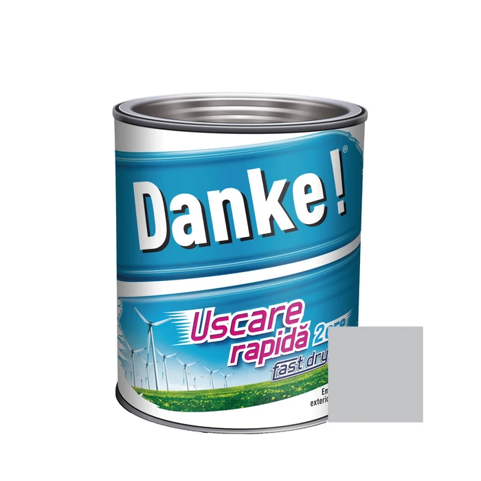 Vopsea lavabila pentru interior - Vopsea alchidica pentru lemn / metal, Danke! Uscare Rapida, interior / exterior, 2.5 L