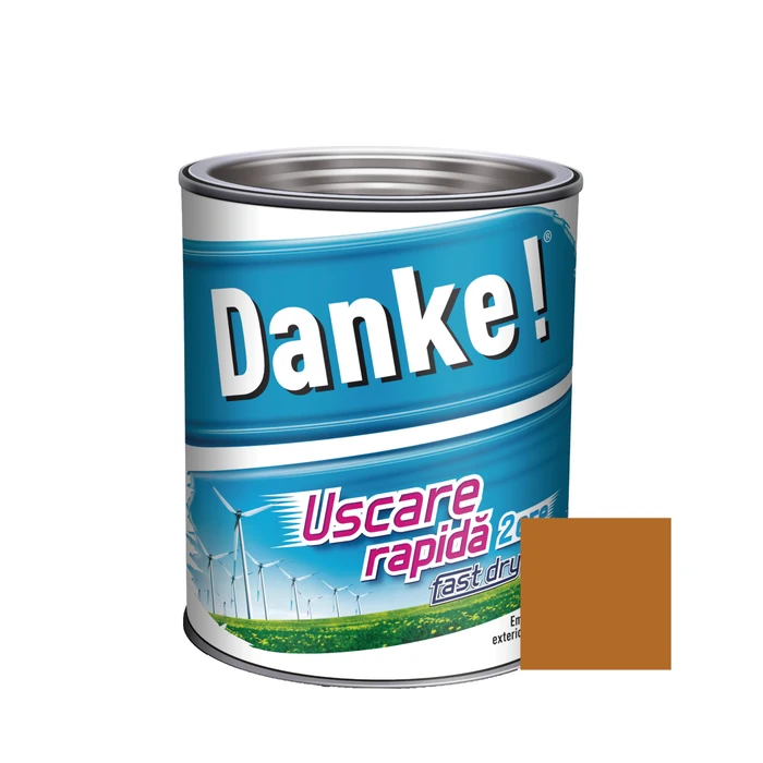 Vopsea lavabila pentru interior - Vopsea alchidica pentru lemn / metal, Danke! Uscare Rapida, interior / exterior, 2.5 L